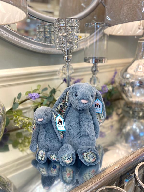 JellyCat Blossom Dusky Blue Bunny Medium - Image 2