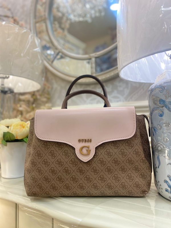 GUESS Rossana Handbag Latte/Blush