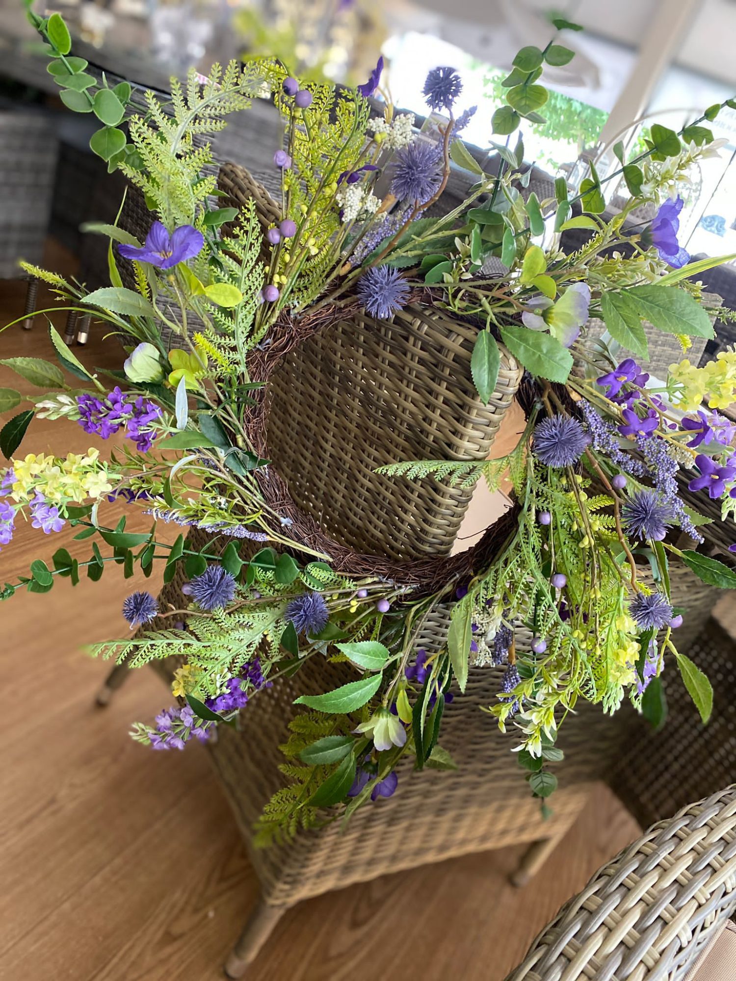 Lavender Wisp Wreath 55 cm - Image 2