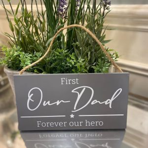 Plaque 'Our Dad'