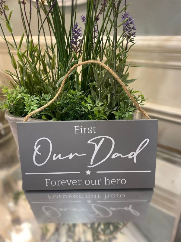 Plaque 'Our Dad'