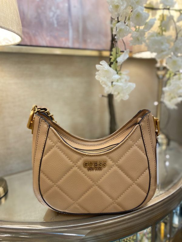 GUESS Abey Small Hobo Beige - Image 4