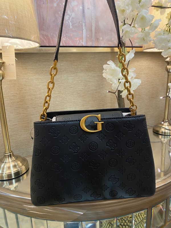 Guess G Vibe Shoulder Bag Black - Image 4