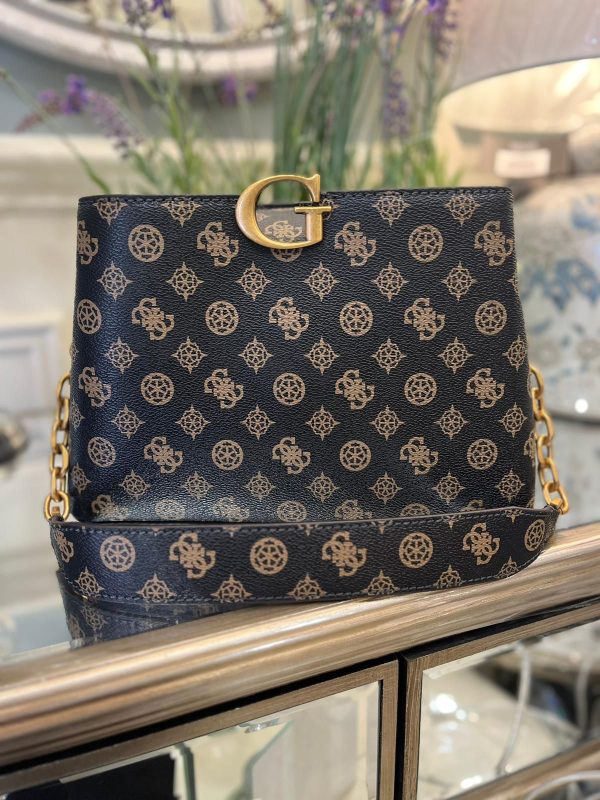 Guess G Vibe Shoulder Bag Mocha