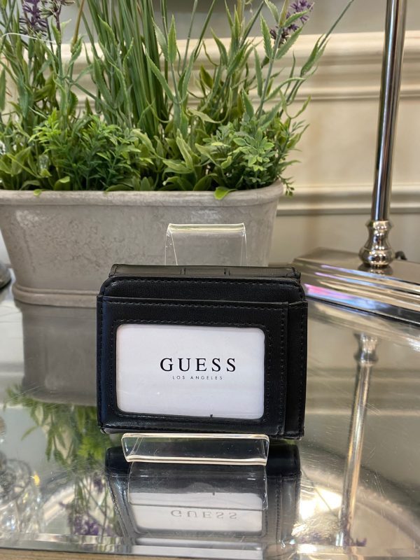 GUESS Amantea SLG Card & Coin Purse Black - Image 2