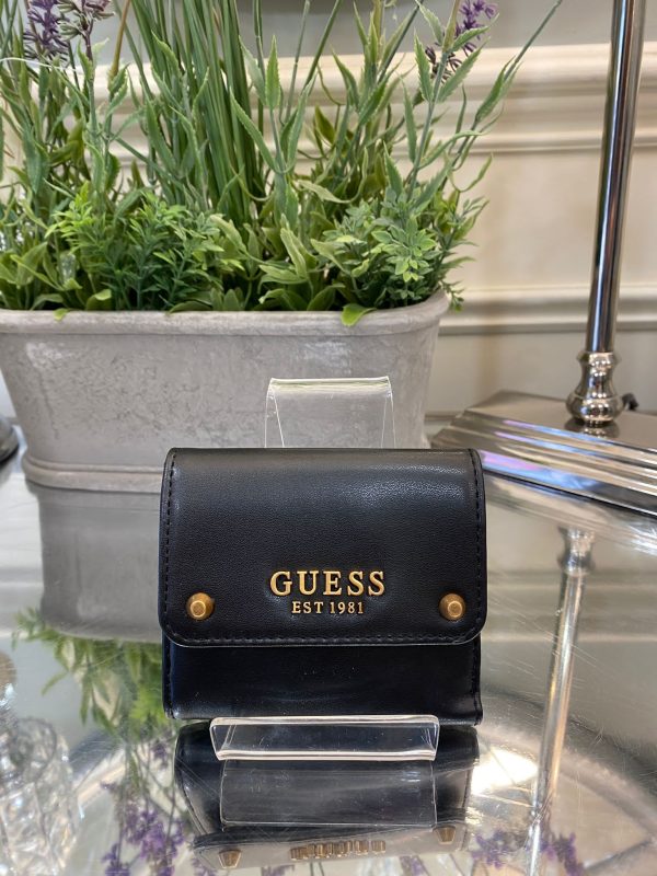 GUESS Amantea SLG Card & Coin Purse Black