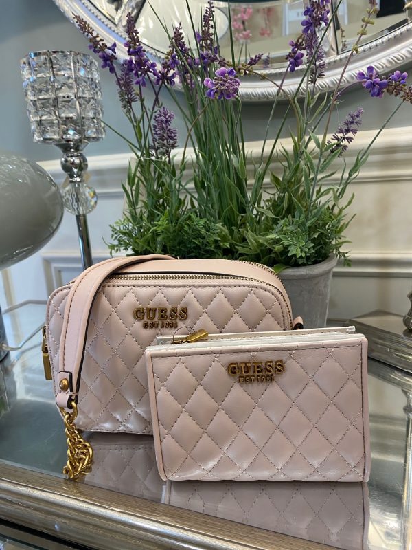 GUESS Maila Camera Bag Nude - Image 4