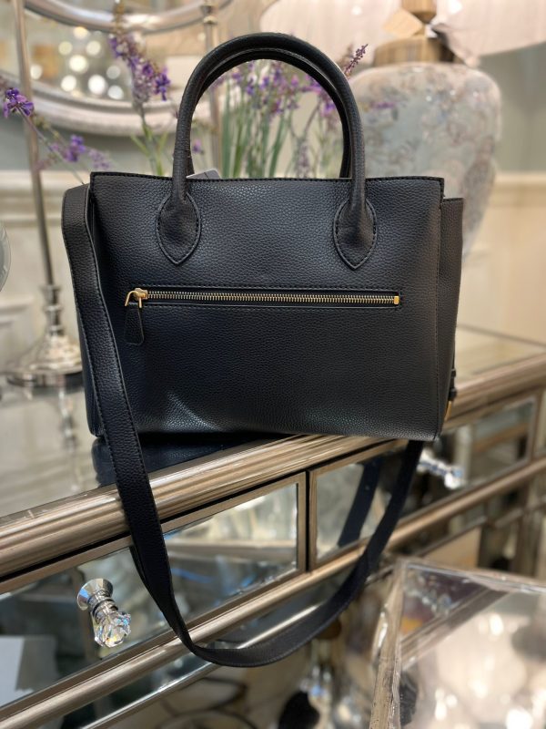 GUESS Enisa High Society Satchel Black - Image 4