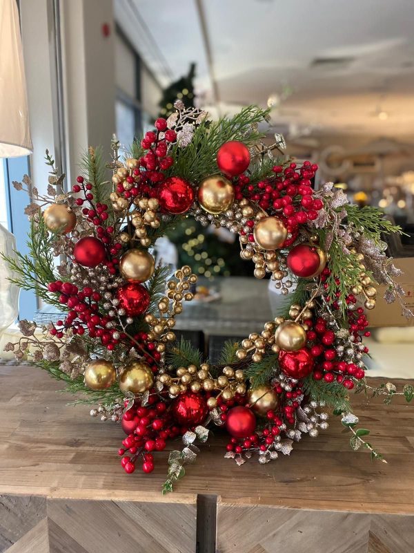 Festive Sparkle Luxury Large Wreath 65 CM