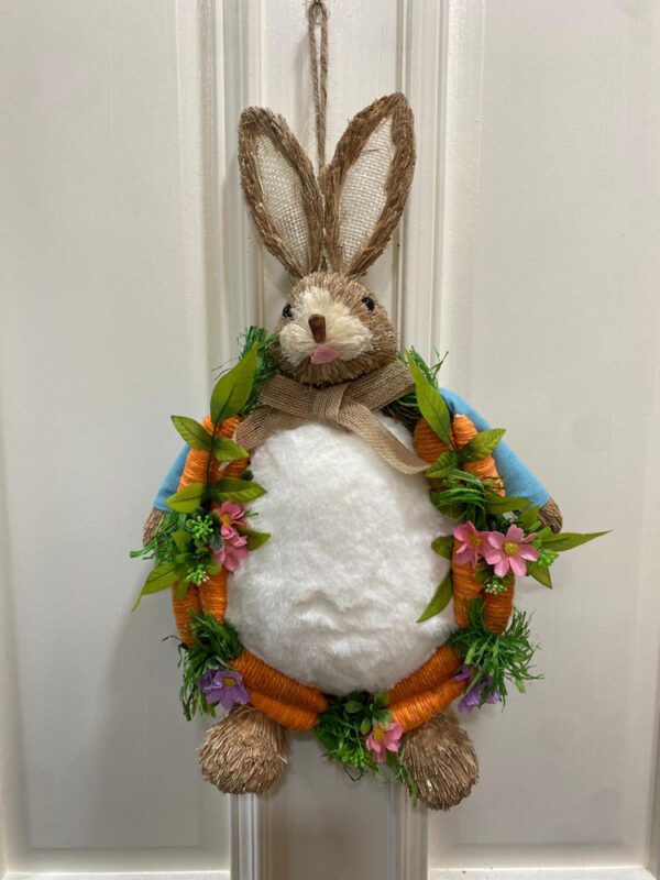Peter Rabbit Hanging Decor with Carrots 30cm