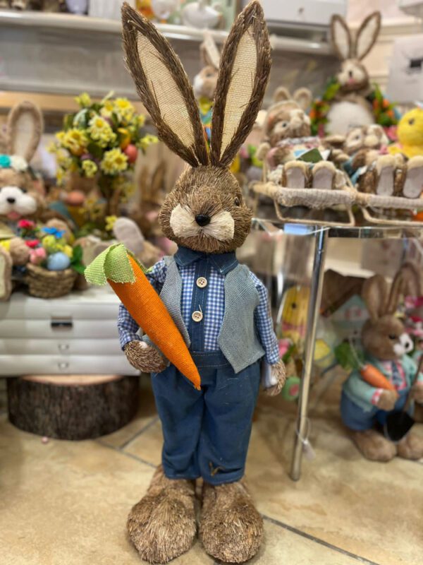Mr Rabbit with Carrot 74cm