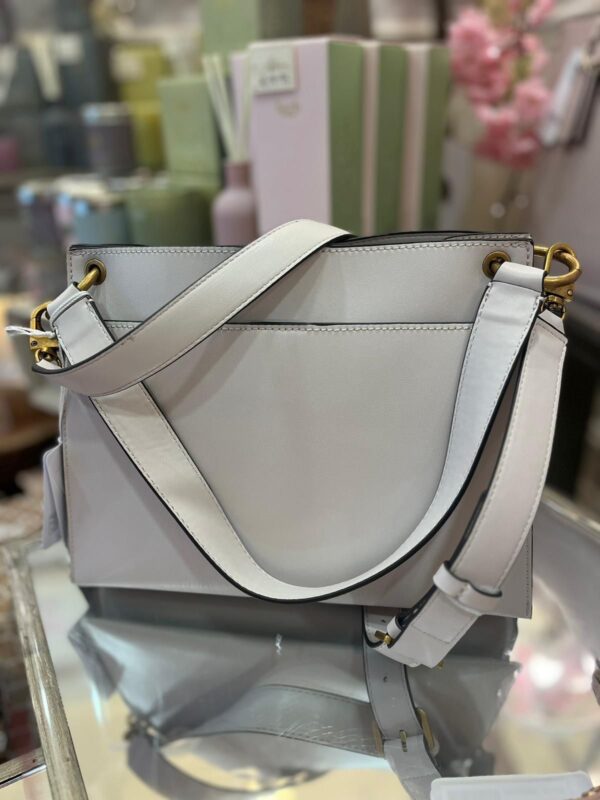 GUESS Basilea Girlfriend Satchel Dove - Image 2