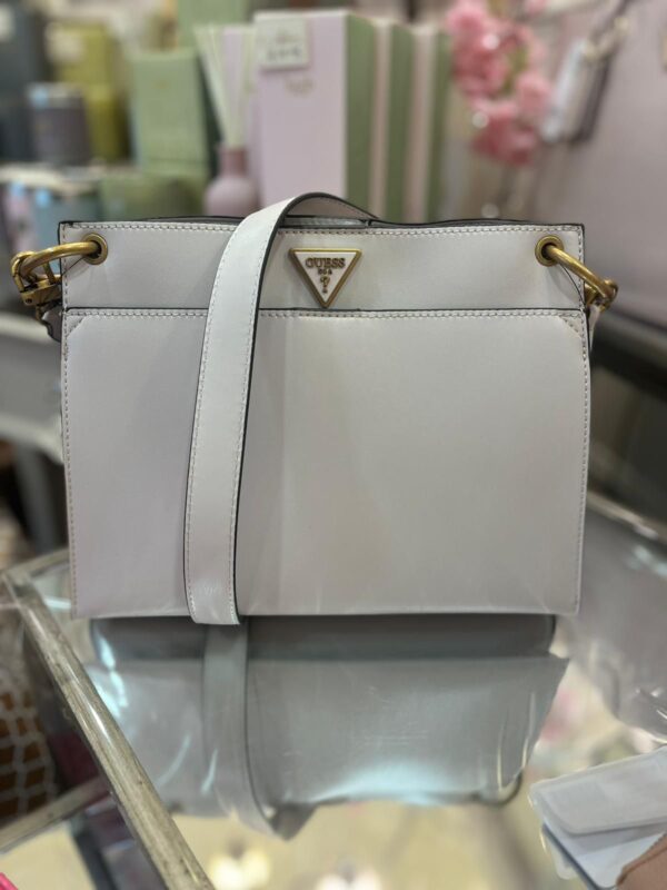 GUESS Basilea Girlfriend Satchel Dove
