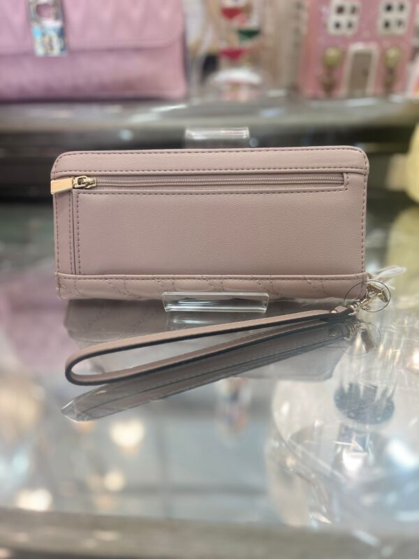 GUESS Eco Mai SLG Large Zip Around Rosewood - Image 2