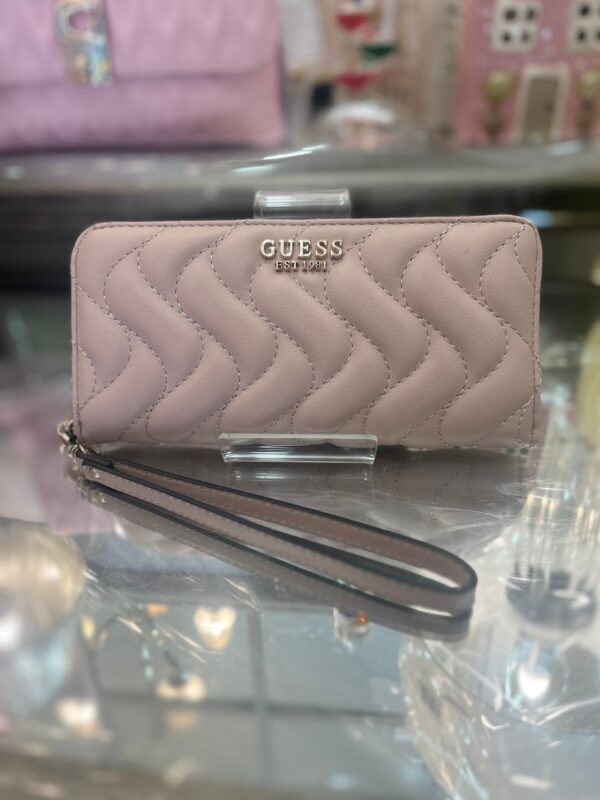 GUESS Eco Mai SLG Large Zip Around Rosewood