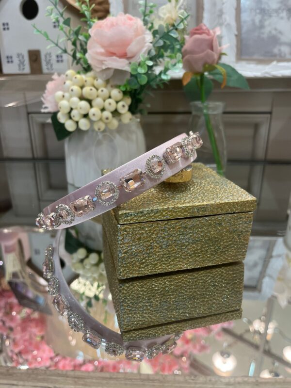Rose Headband with Rose Crystals