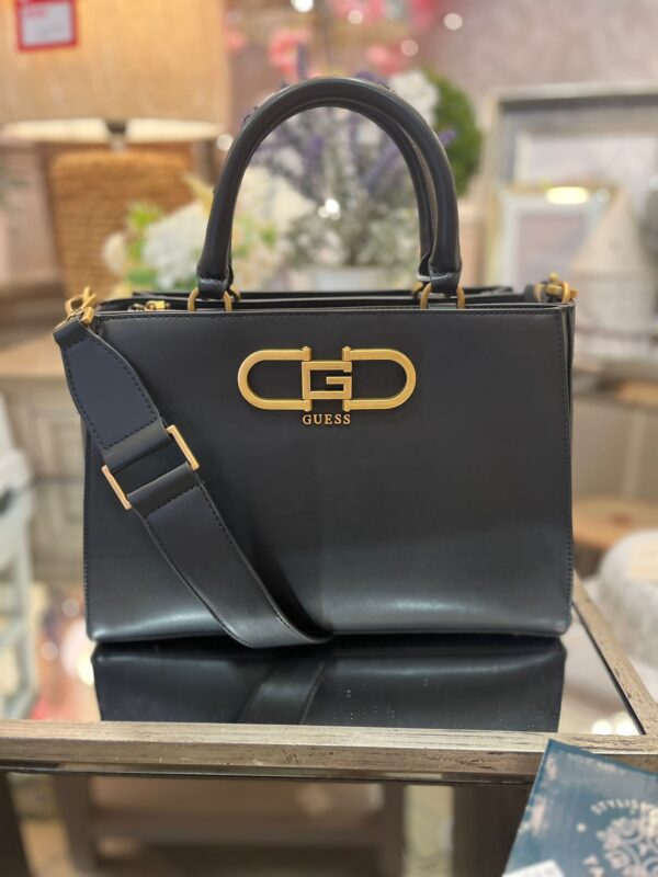GUESS Fleet Satchel Black