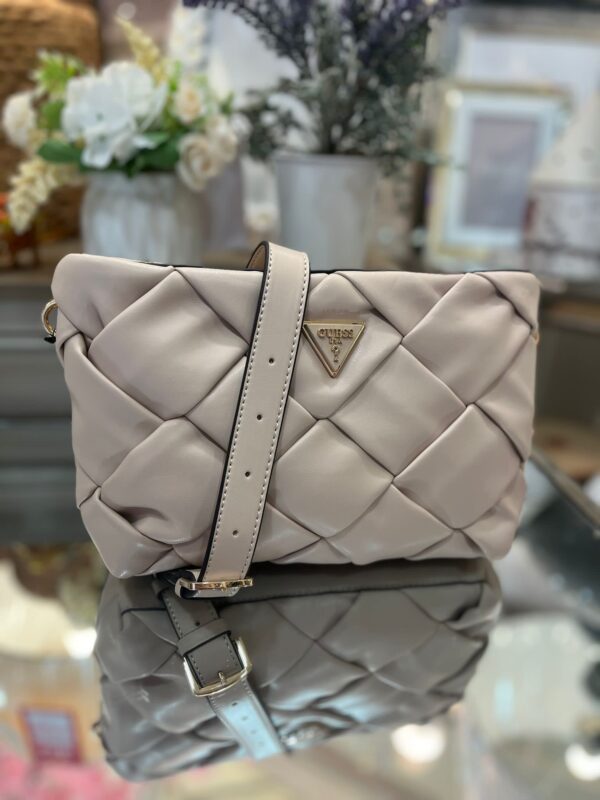 GUESS Zaina Crossbody Top Zip Stone