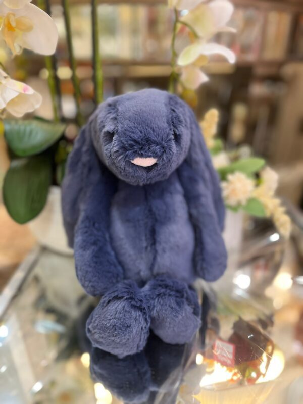 JellyCat Bashful Navy Bunny Medium - Image 2