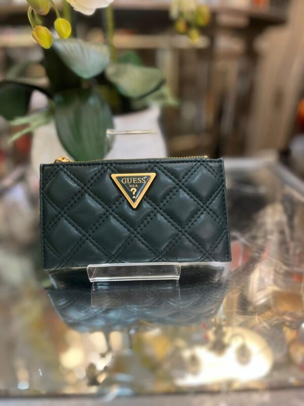 GUESS Giully Quilted SLG Wallet Forest Green