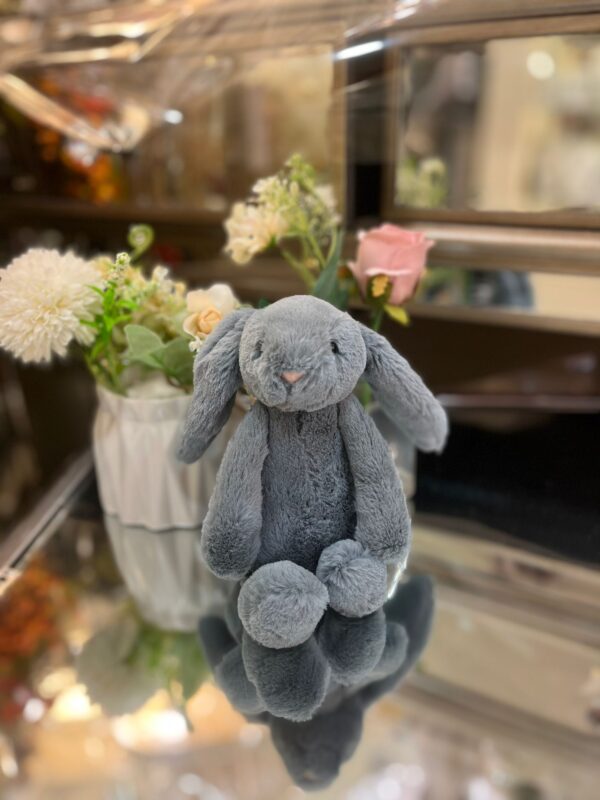 JellyCat Bashful Dusky Blue Bunny Small