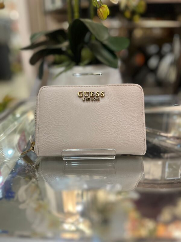 GUESS Arja SLG Medium Zip Around Stone