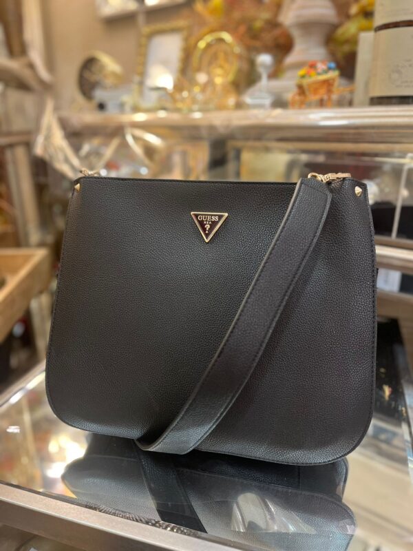 GUESS Meridian Shoulder Bag Black - Image 2