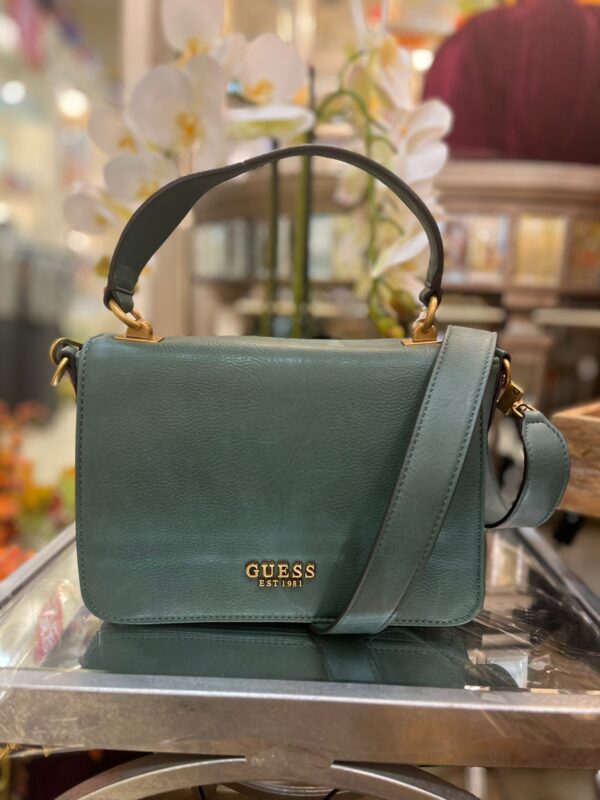 GUESS Arja Top Handle Flap Forest