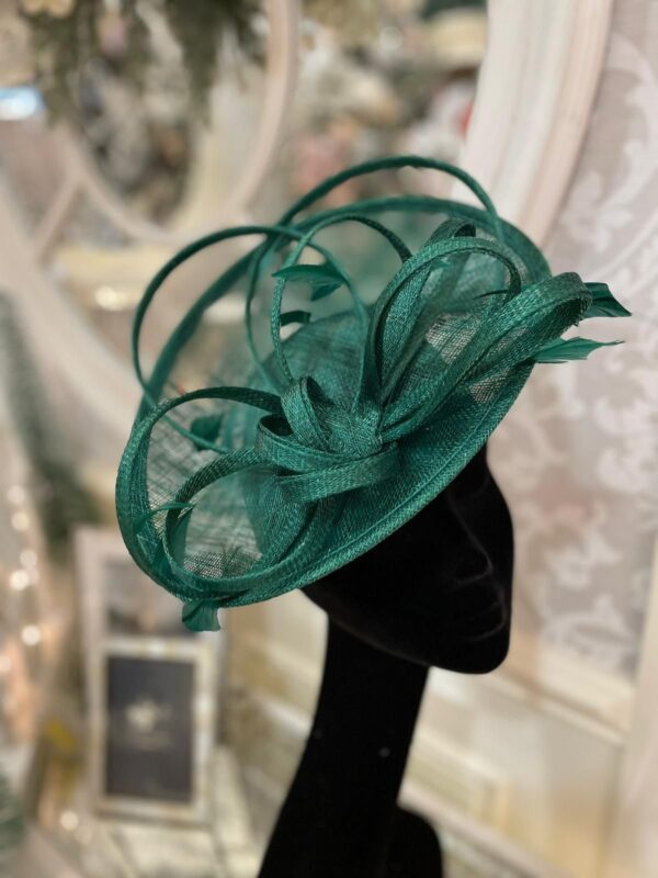 Forest Fascinator with Ribbon Knot