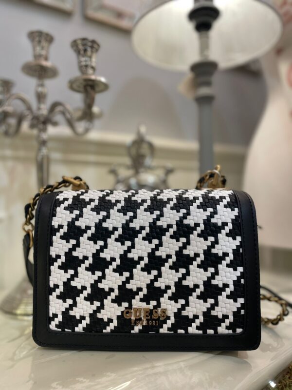 GUESS Abey Houndstooth Mini Crossbody