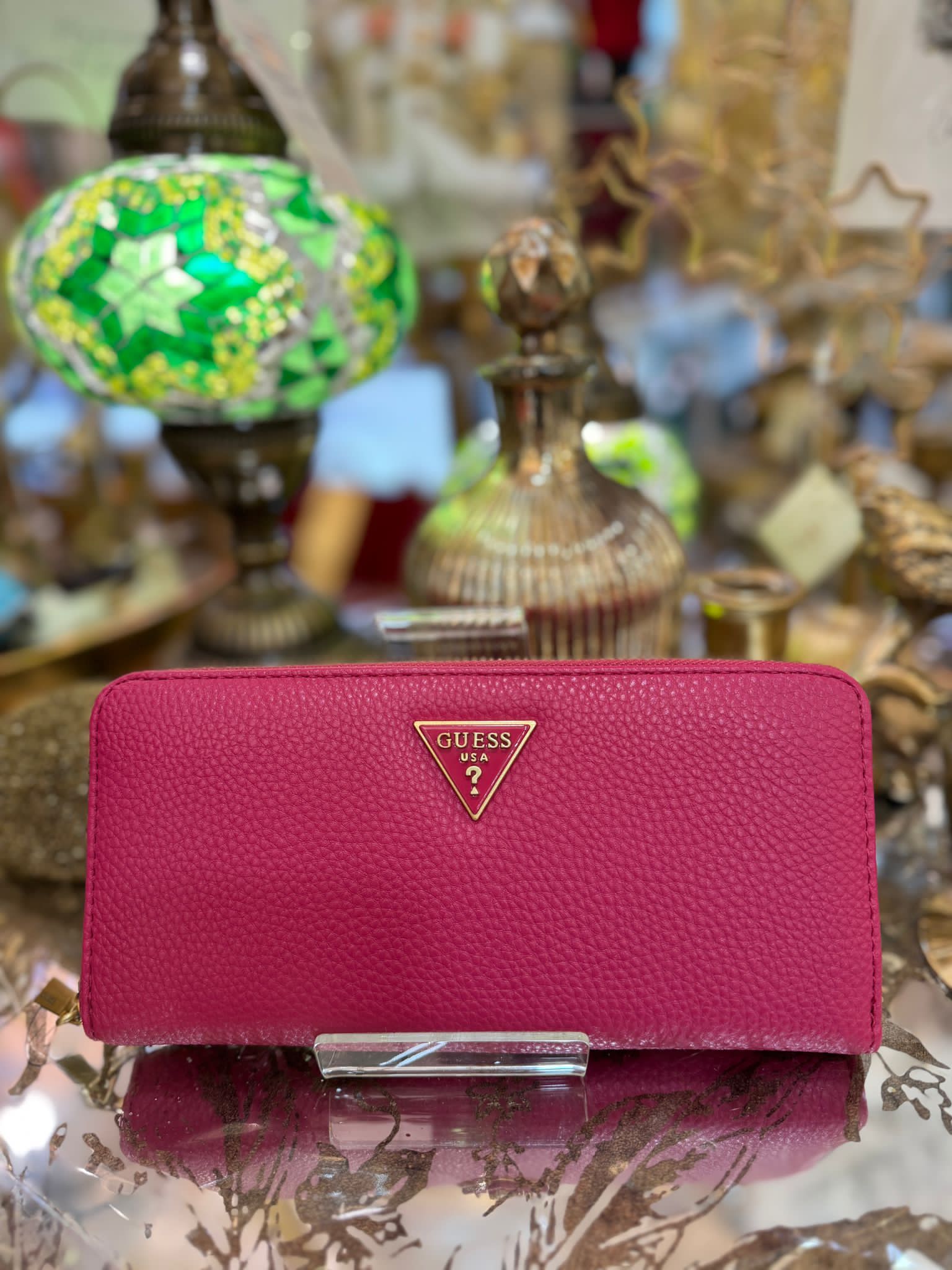 Guess hot pink purse online