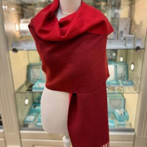 Cashmere Touch Double Sided Scarf Red