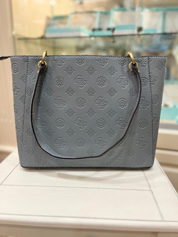 GUESS Izzy Peony Tote Light Denim - Image 2