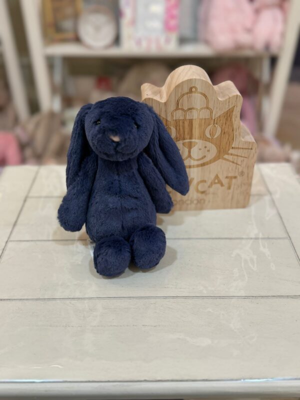 JellyCat Bashful Navy Bunny Small