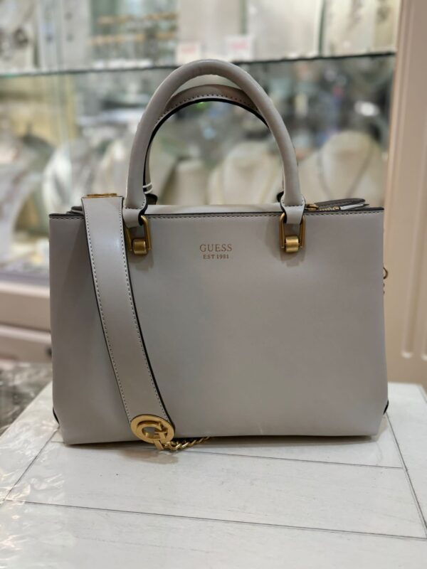 GUESS Masie Handbag Stone Coloured