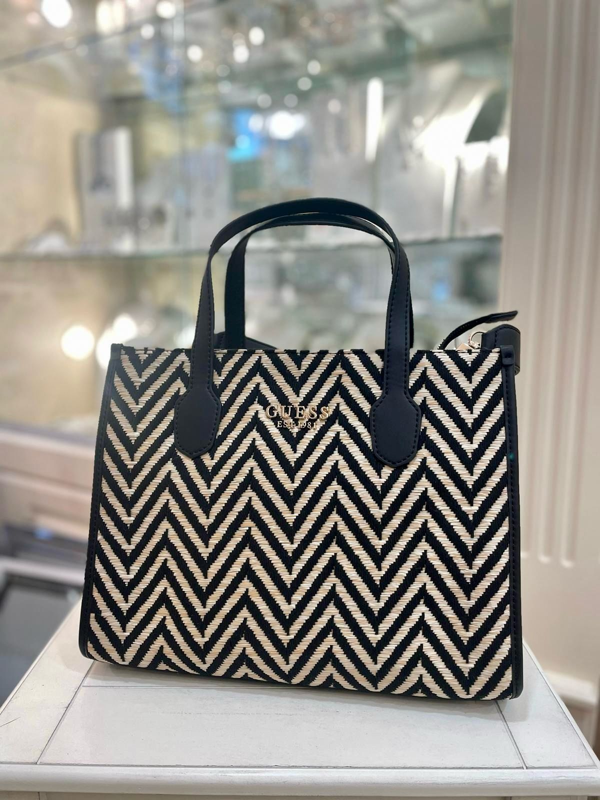 GUESS Silvana Shoulder Bag Black