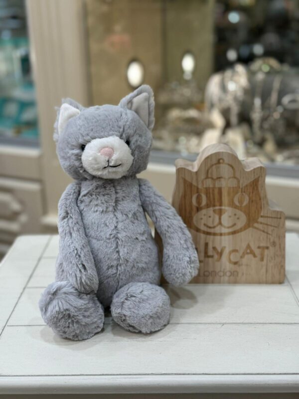 JellyCat Original Bashful Kitty Grey
