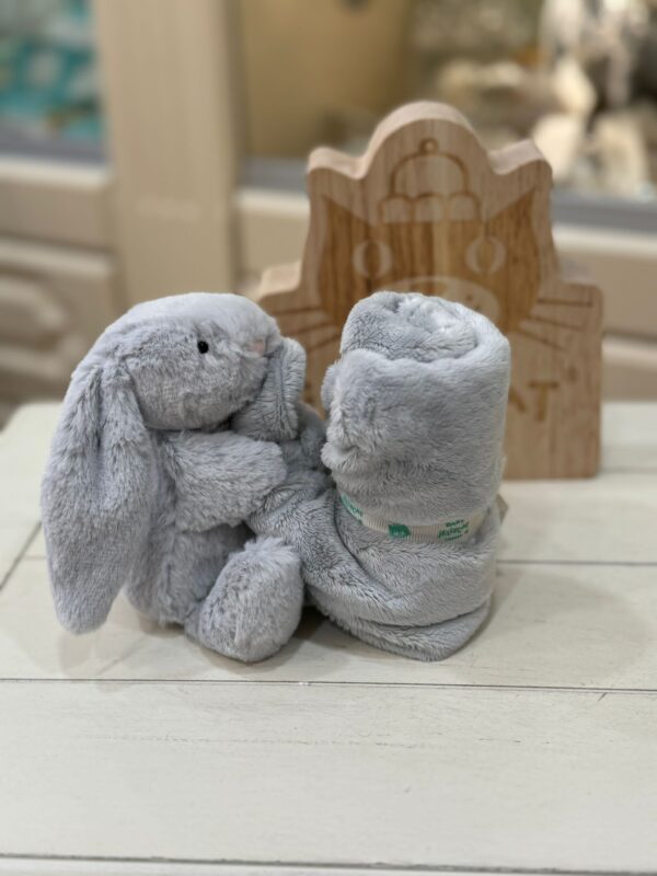 JellyCat Bashful Bunny Soother Silver