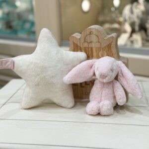 JellyCat Bashful Bunny Musical Pull Pink
