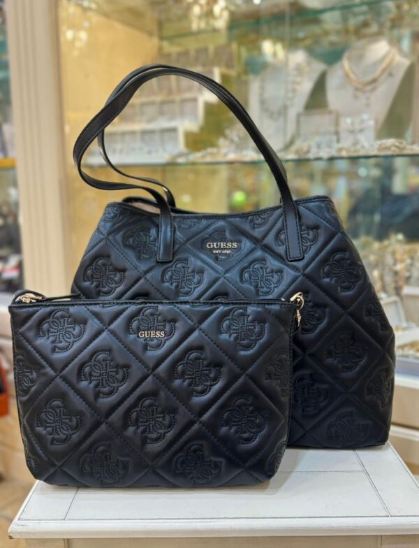 GUESS Vikky II Tote Logo Black - Image 3