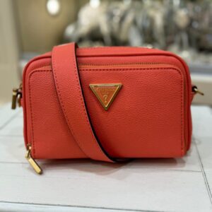 Guess sling bag red best sale