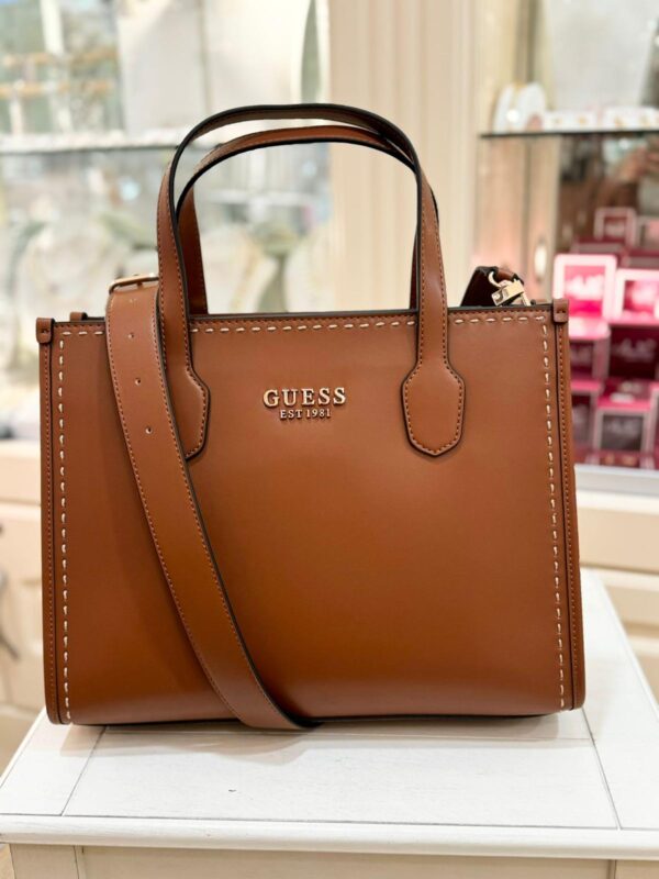 GUESS Silvana Tote Cognac - Image 2