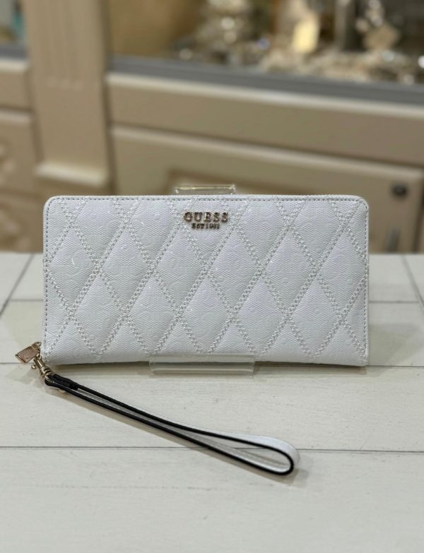 GUESS Adi SLG Wallet White