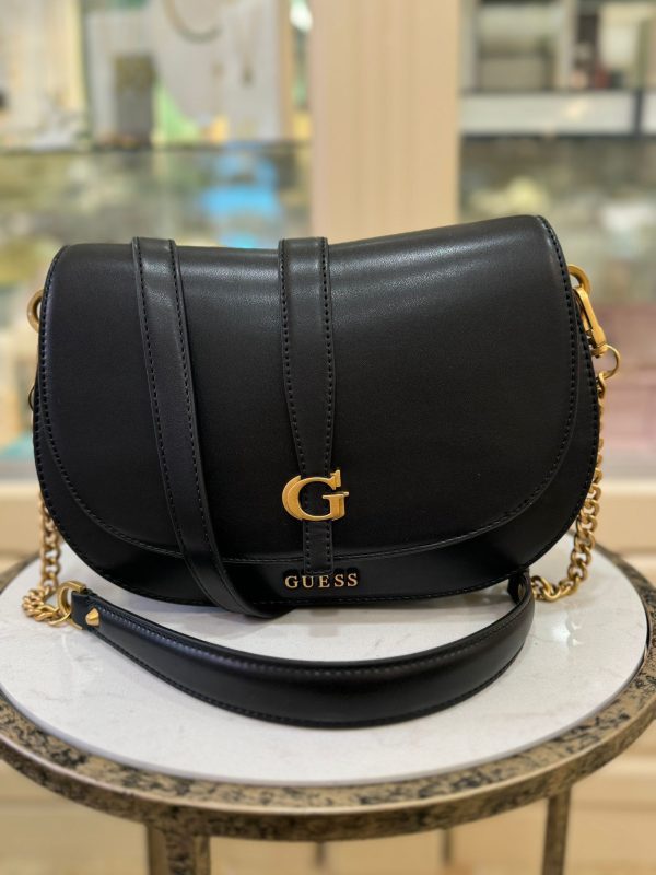 GUESS Kuba Shoulder Bag Black