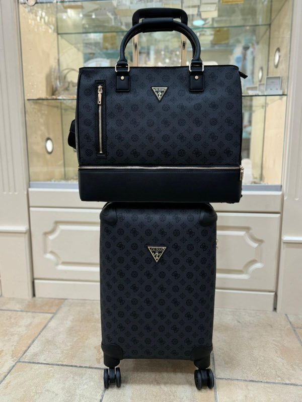 GUESS Wilder 4G Peony Logo Trolley Black - Image 4