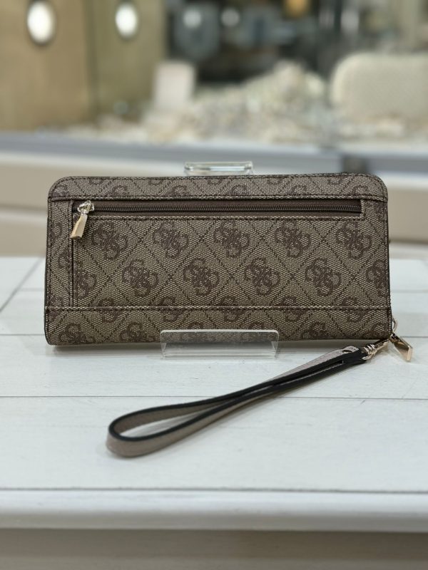 GUESS Laurel Maxi Wallet Latte/Logo - Image 2
