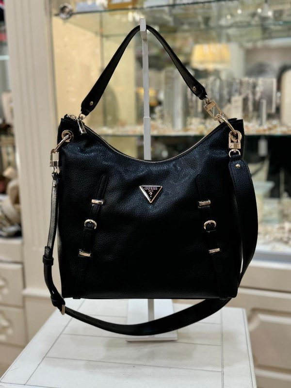 GUESS Levia Large Hobo Bag Black