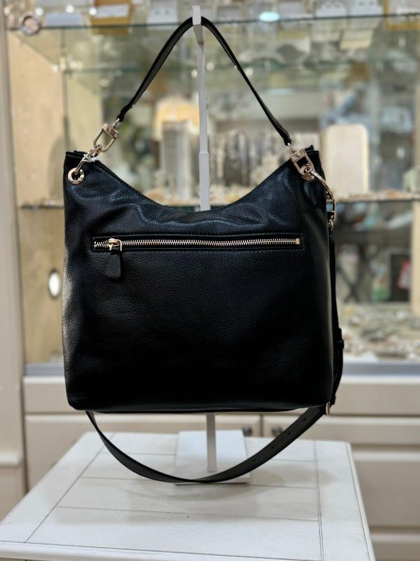 GUESS Levia Large Hobo Bag Black - Image 2
