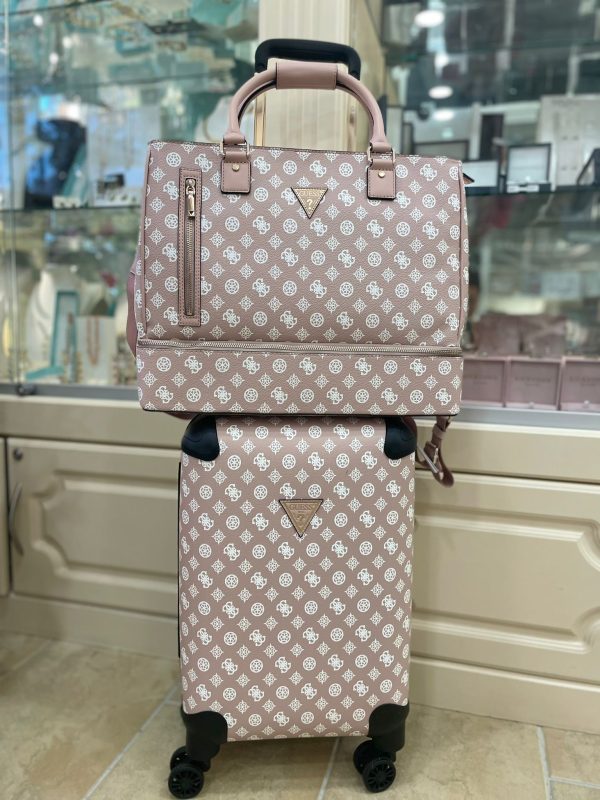 GUESS Wilder 4G Peony Logo Trolley Rosewood - Image 2
