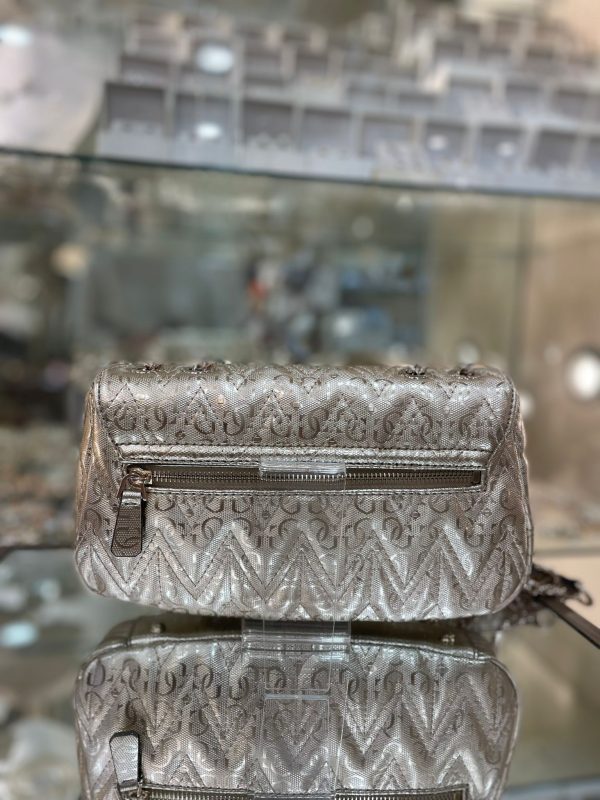 GUESS Adelard Laminated Crossbody Gold - Image 2